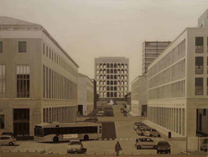 "...popolo di" Dipinto ad olio su tela, 116 x 155 cm Anno 2013