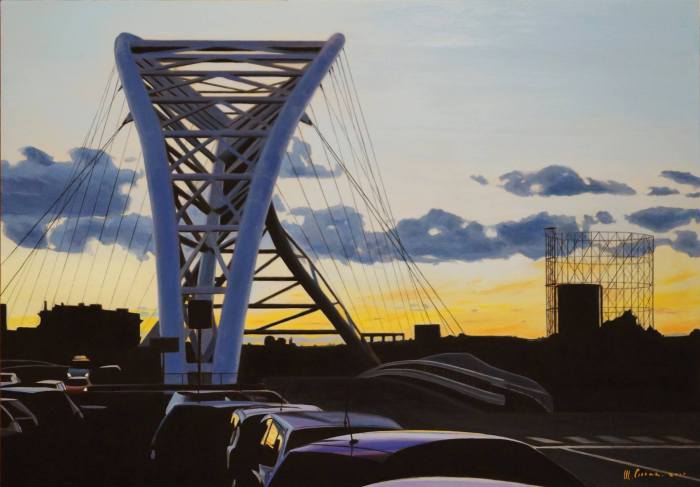 Senza titolo 1 Dipinto ad olio su legno 42 x 60 cm Anno 2017