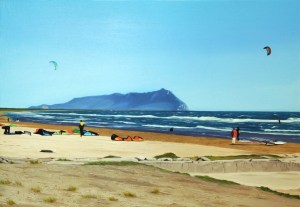 San Felice Circeo Maurizio Ciccani, dipinto ad olio mare 2017